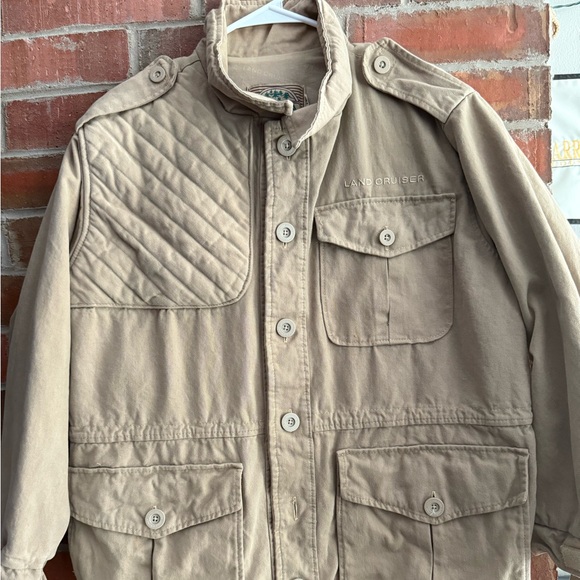 Men's Vintage Toyota Land CruiserTan Jacket - Picture 1 of 12